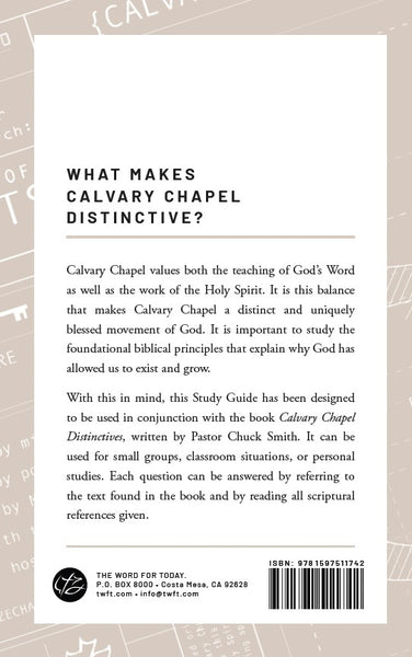 Calvary Chapel Distinctives Study Guide