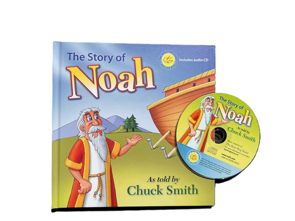 The Story of The Resurrection, The Ten Commandments, David and Goliath, Noah W/CD 4 Book Pack